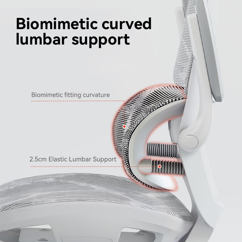 Sihoo M59AS Grey Mesh Grey Frame Ergonomic Office Chair