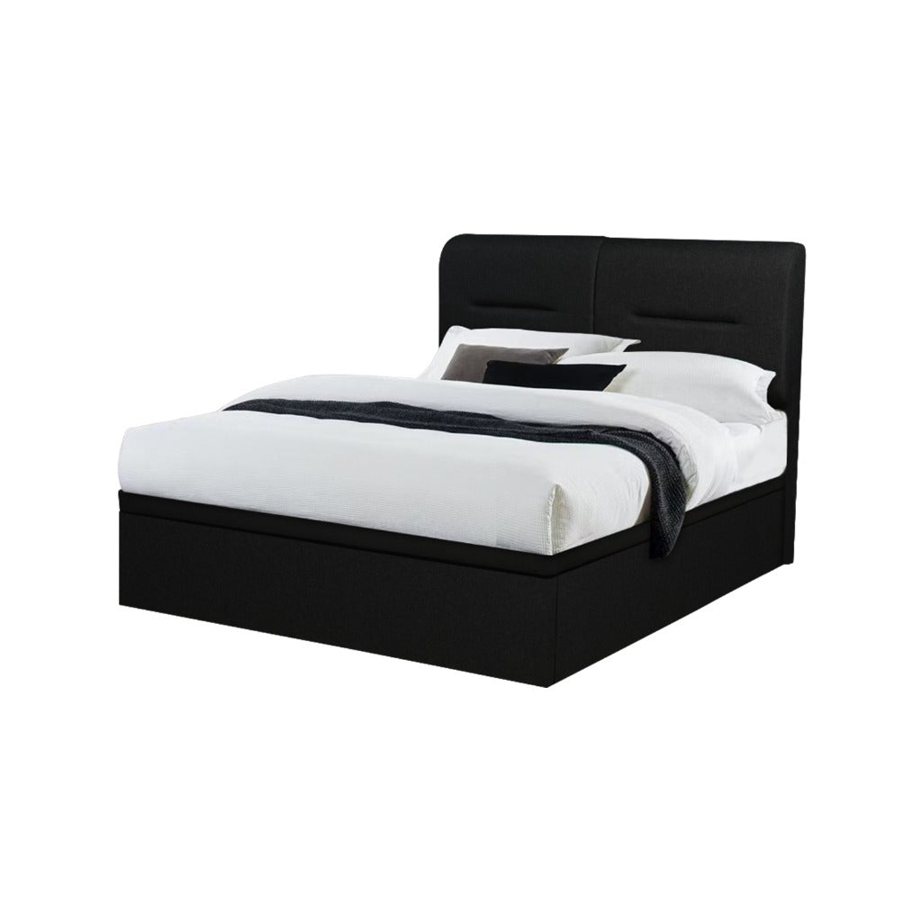 Sifra Storage Bed Frame Linen Fabric/Faux Leather in 4 Model Designs