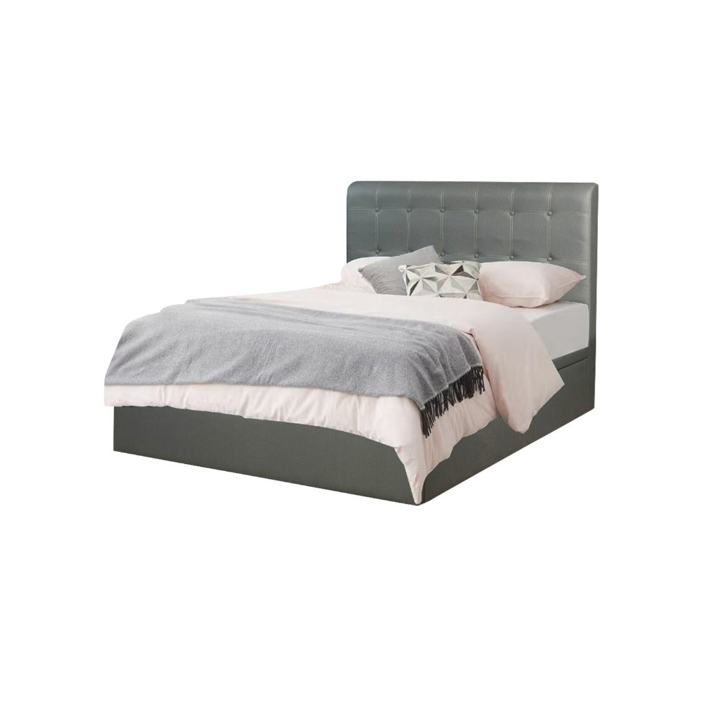 Sifra Storage Bed Frame Linen Fabric/Faux Leather in 4 Model Designs