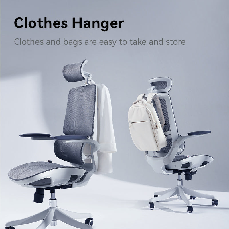 Sihoo M59AS Black Mesh Black Frame Ergonomic Office Chair With Legrest