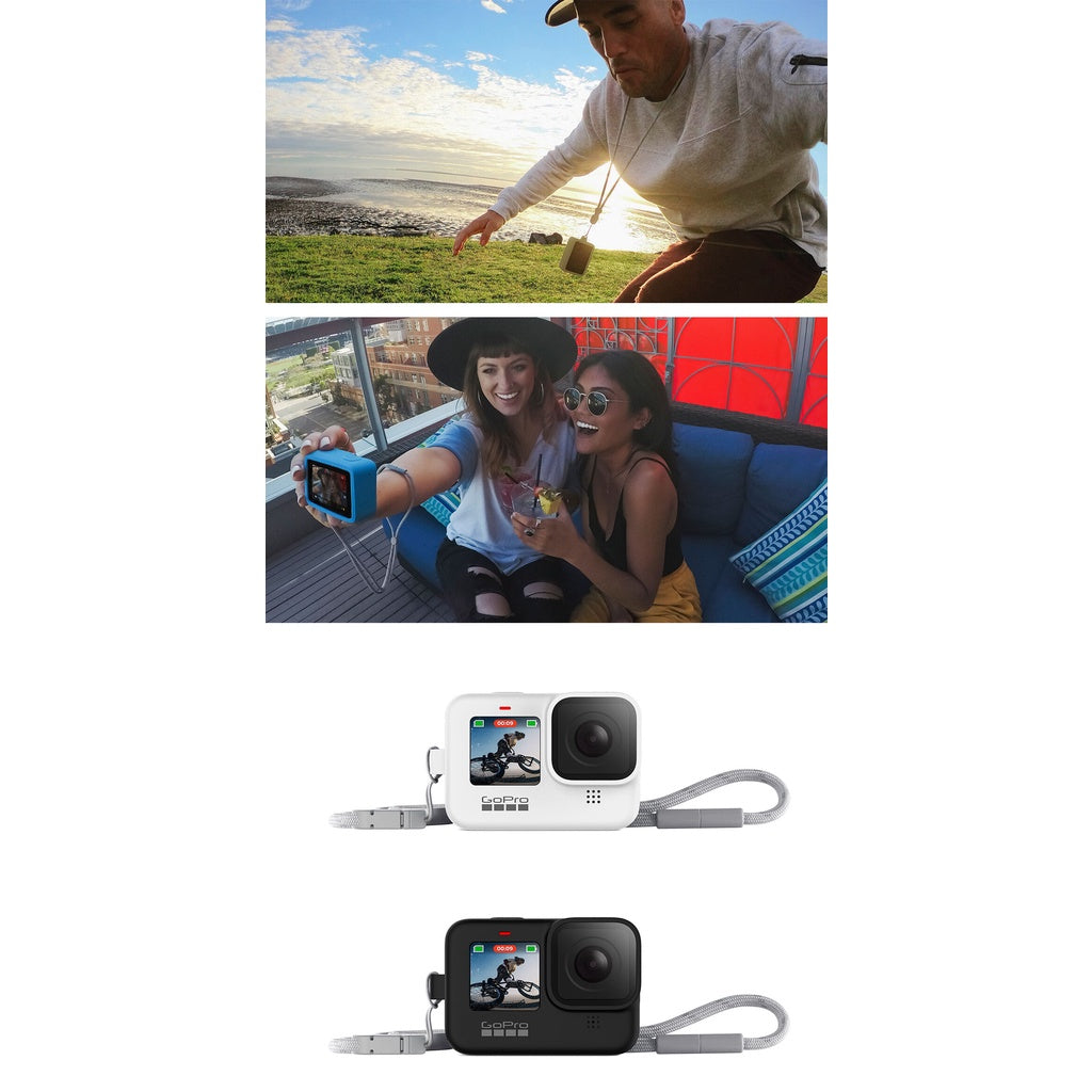 Gopro Sleeve + Lanyard For Hero9/Hero10/Hero11 Black Black