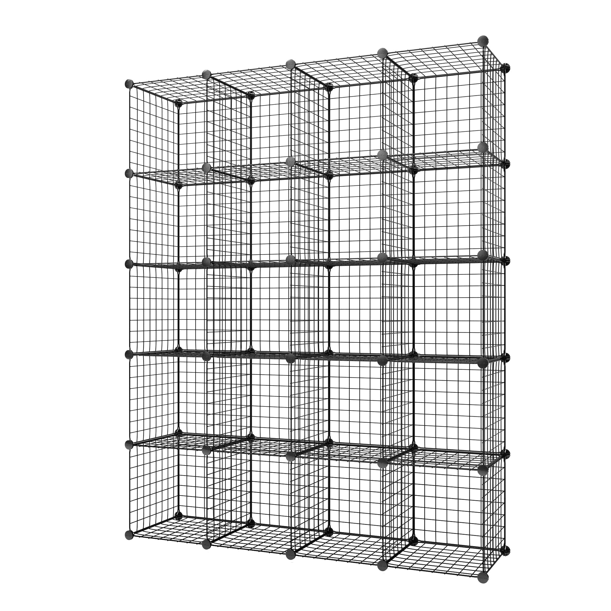 Bedroom Wire Mesh Wardrobe, 20 Cubes