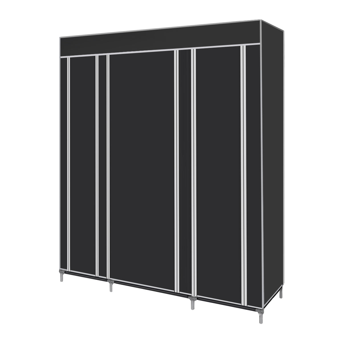 Non-woven Fabric Foldable Wardrobe, Frame Structure
