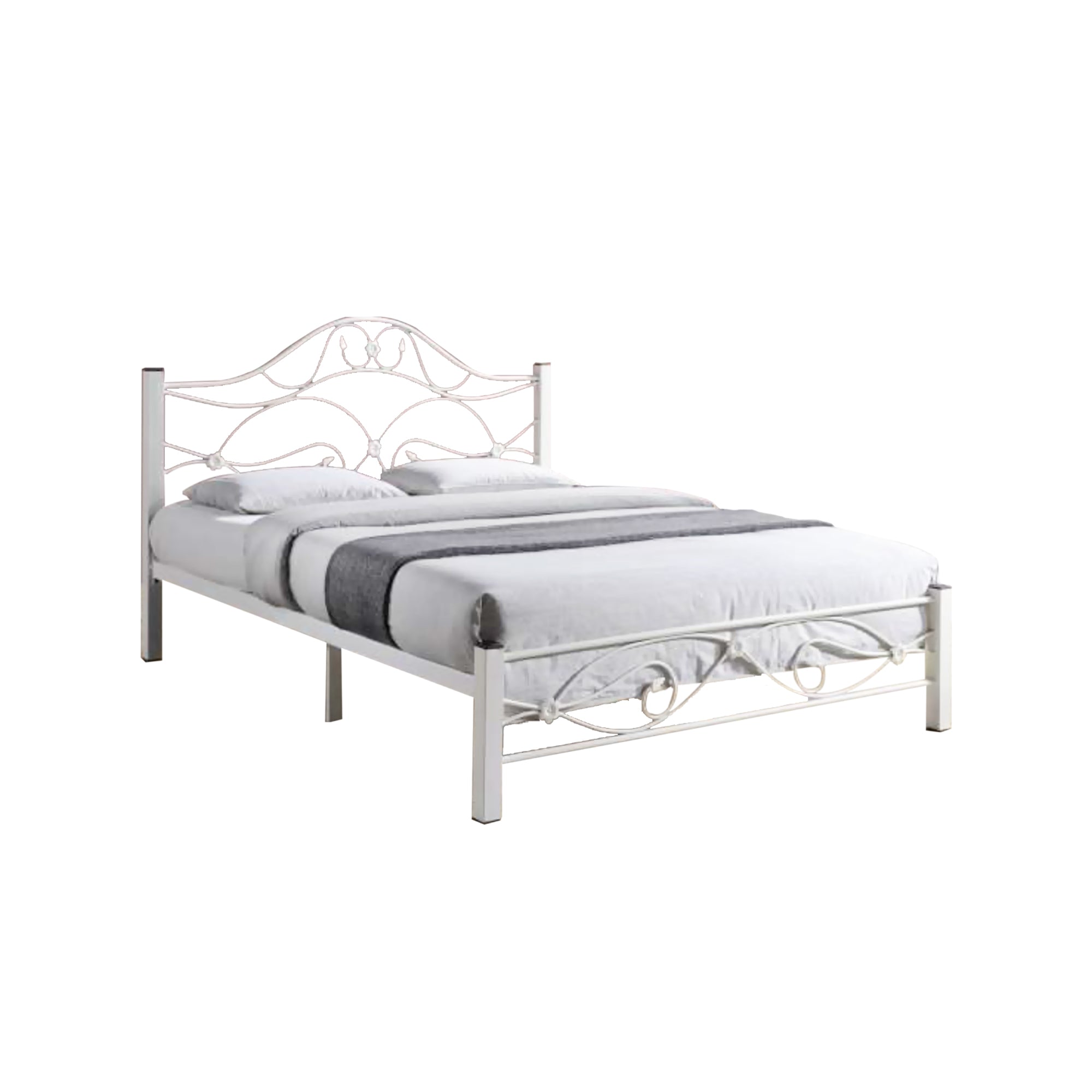 Eldeah Queen Size Metal Bed Frame with Optional 6 Mattress Add On
