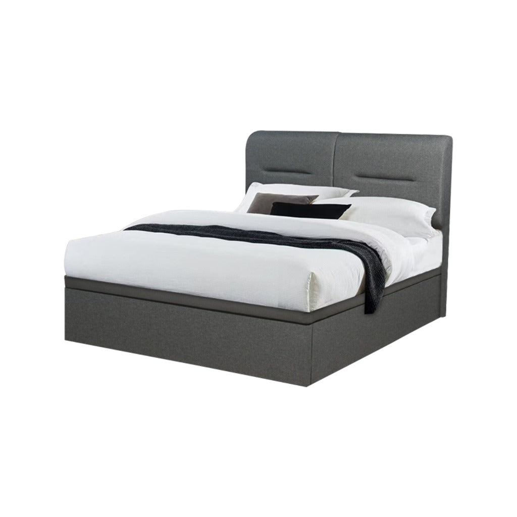 Sifra Storage Bed Frame Linen Fabric/Faux Leather in 4 Model Designs