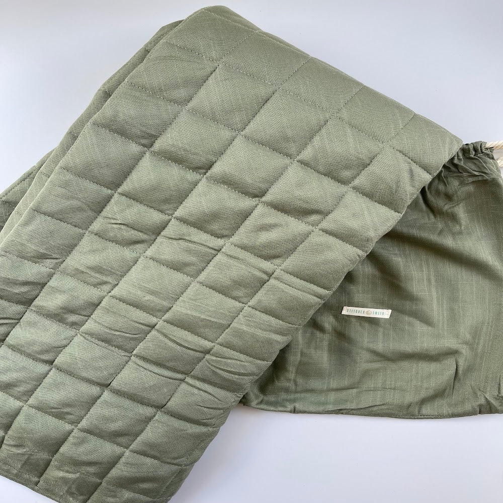 StitchesandTweed Baby Play Mat - Forest Green