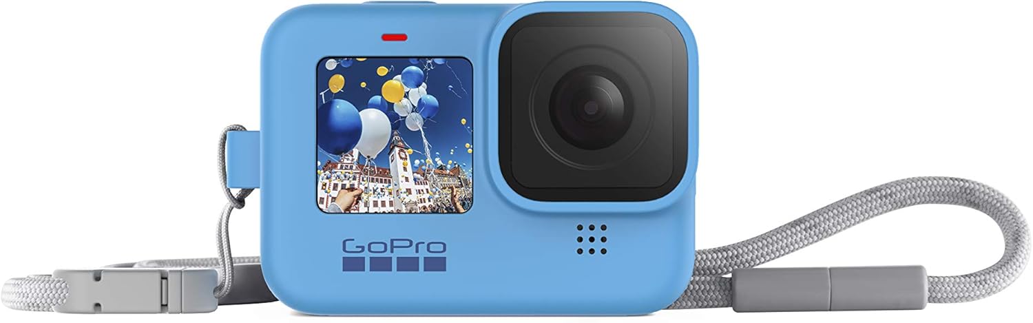 Gopro Sleeve + Lanyard For Hero9/Hero10/Hero11 Black Blue