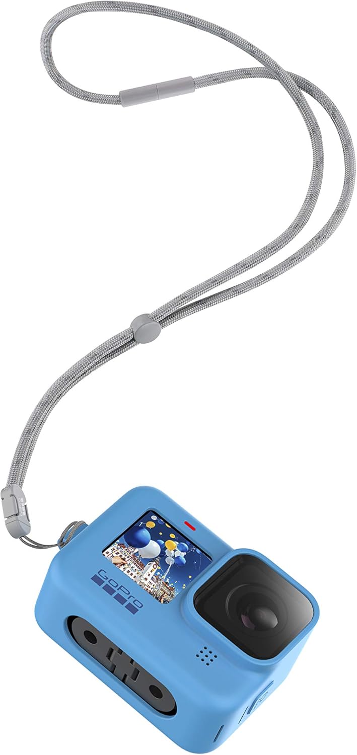 Gopro Sleeve + Lanyard For Hero9/Hero10/Hero11 Black Blue