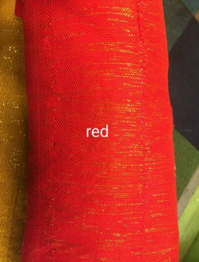 Plain Shimmering Kente Cloth Authentic Hand Weaved Kente Cloth A1-12