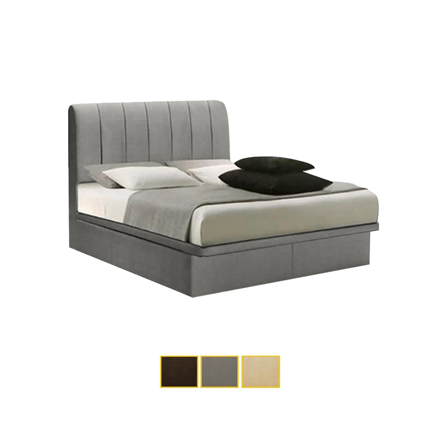 Adele SBD 16 Storage Bed Frame In 3 Colors w/ Mattress Option
