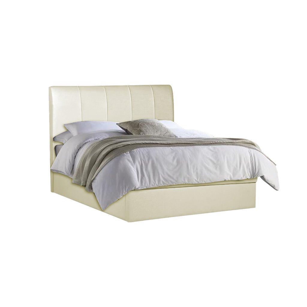 Sifra Storage Bed Frame Linen Fabric/Faux Leather in 4 Model Designs