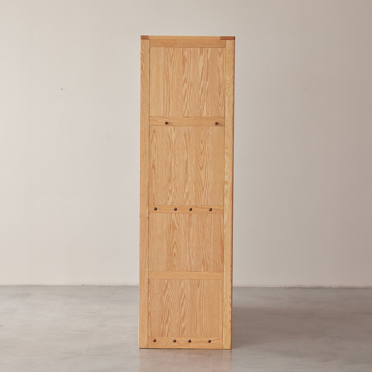 Scandinavian Oak Wood Sliding Door Wardrobe OAKLEY
