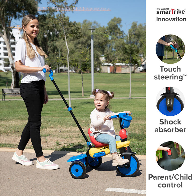 smarTrike Breeze S 3-in-1 Toddler Tricycle (Multi)