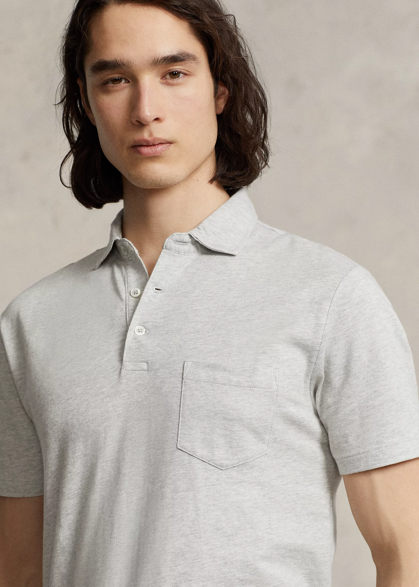 Custom Slim Fit Cotton-Linen Polo Shirt