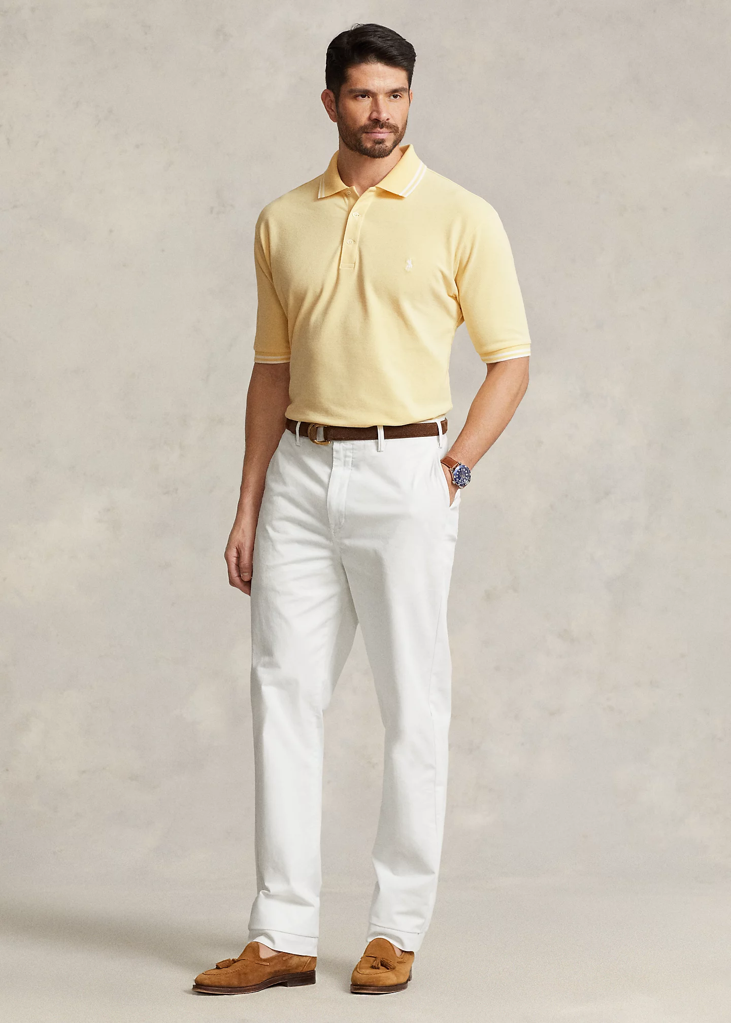 Stretch Mesh Polo Shirt