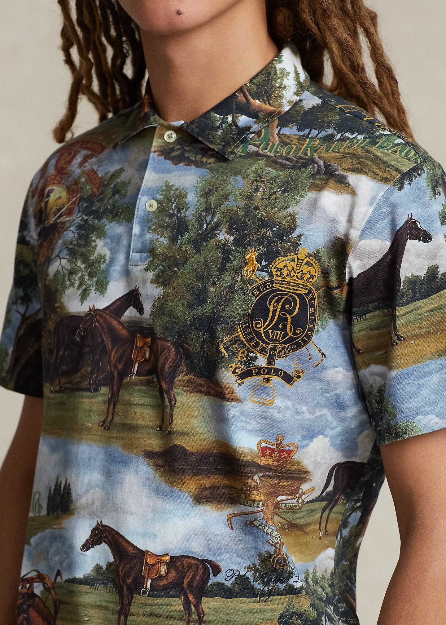 Standard Fit Equestrian Polo Shirt