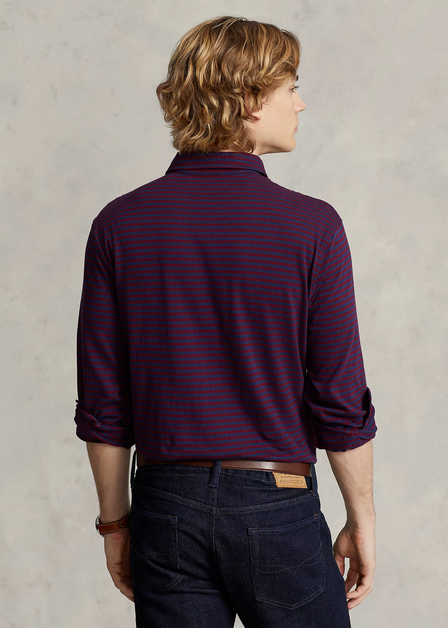 Standard Fit Polo Crest Lisle Polo Shirt