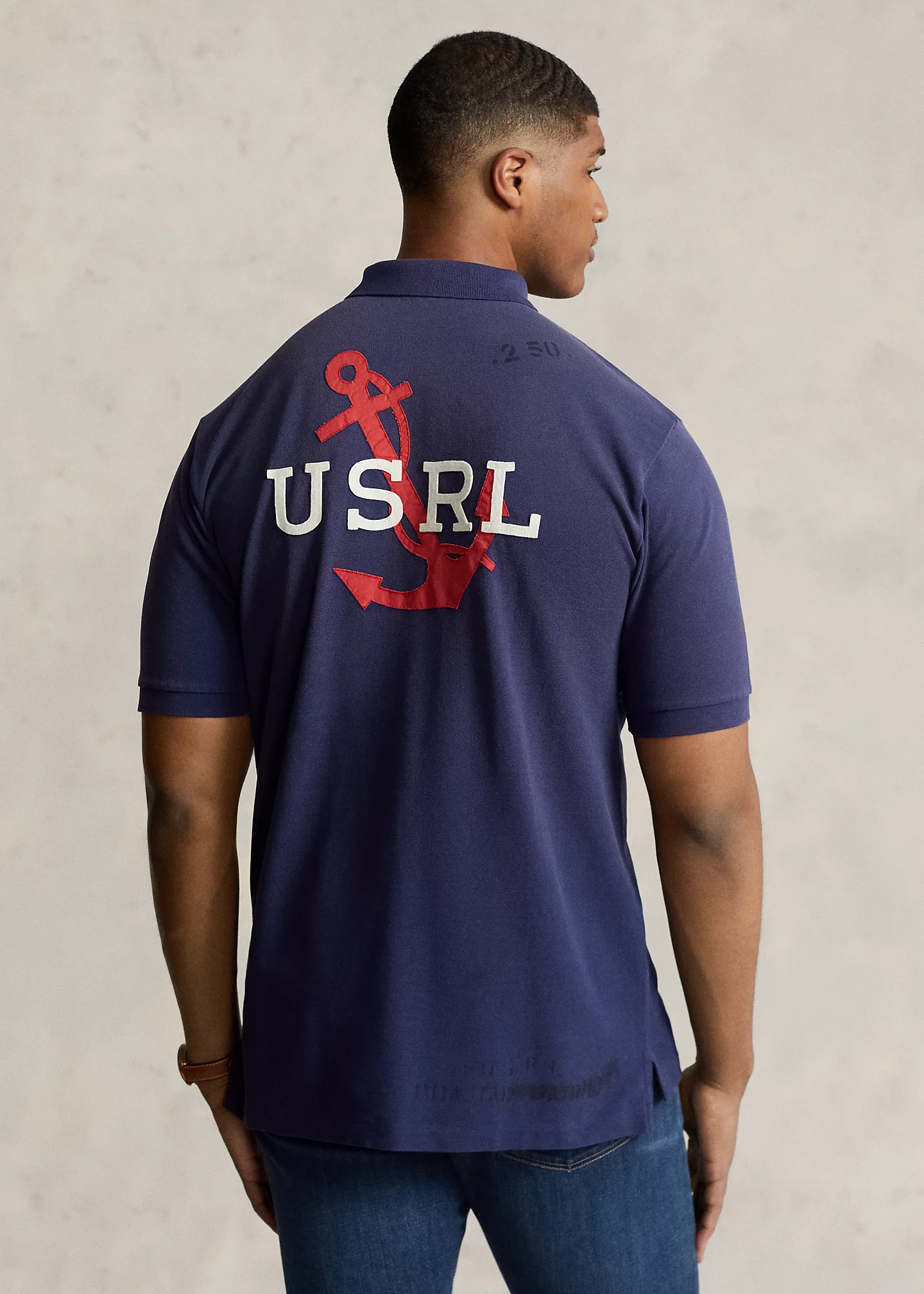 Mesh Graphic Polo Shirt