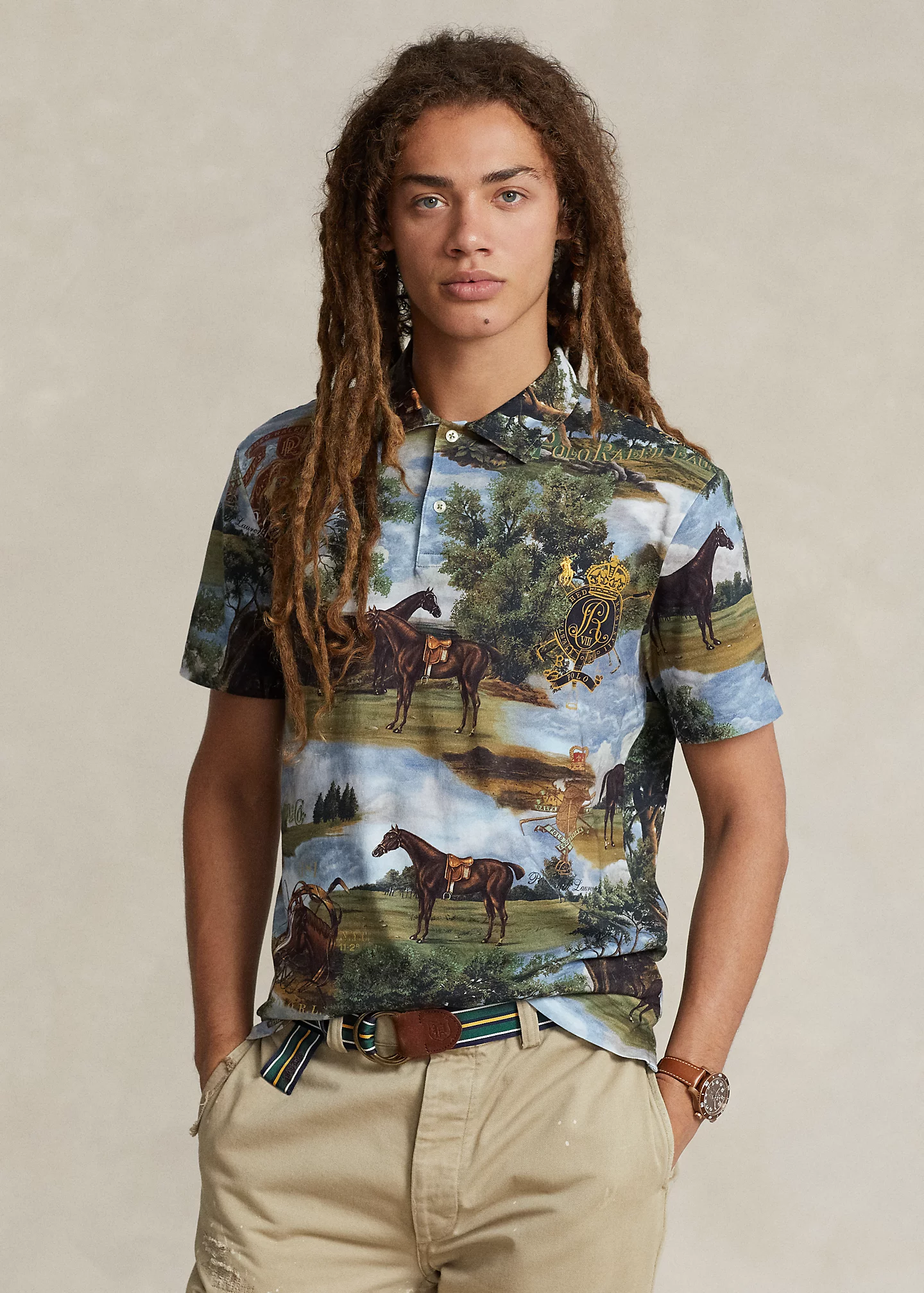 Standard Fit Equestrian Polo Shirt