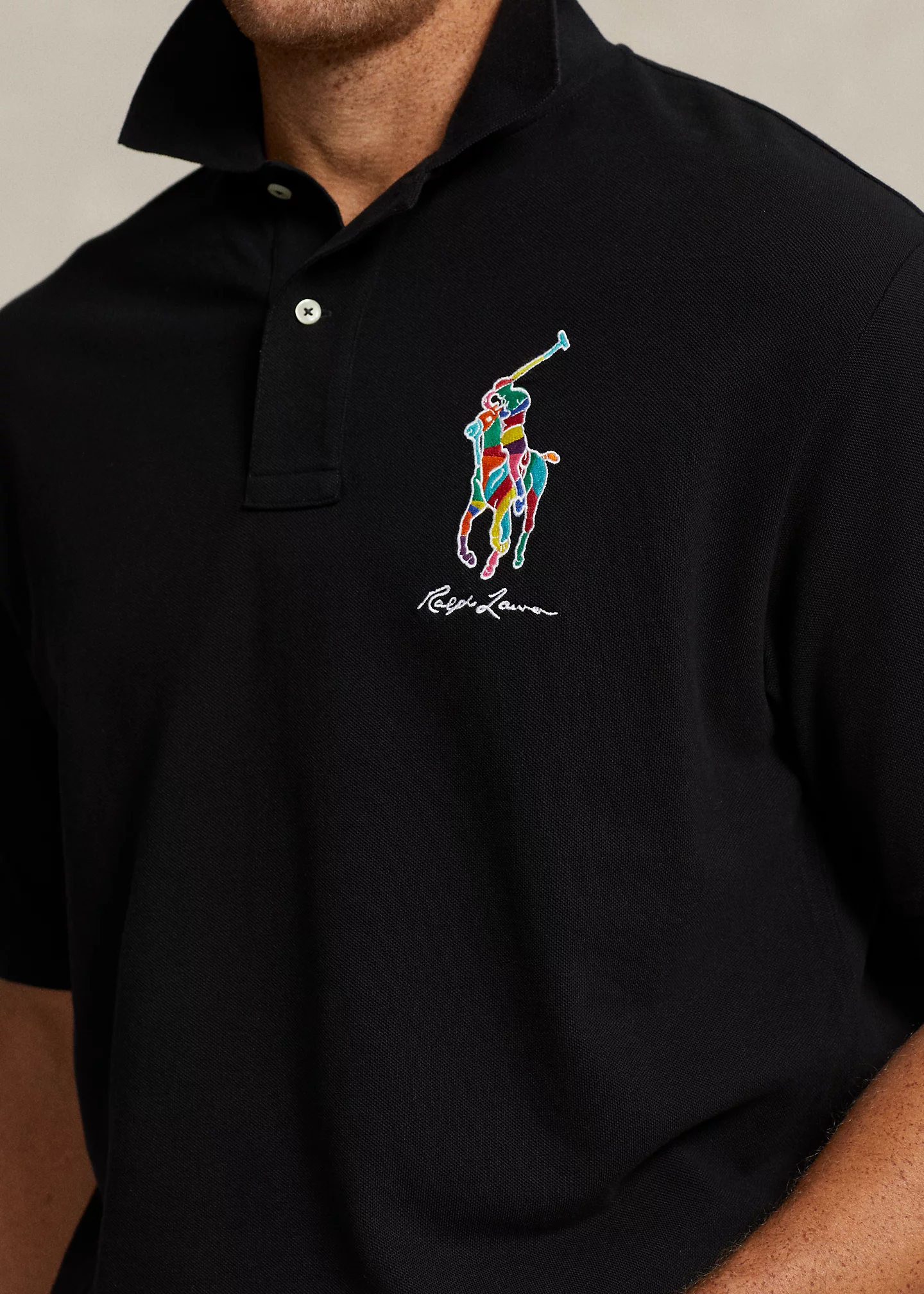 Big Pony Mesh Polo Shirt