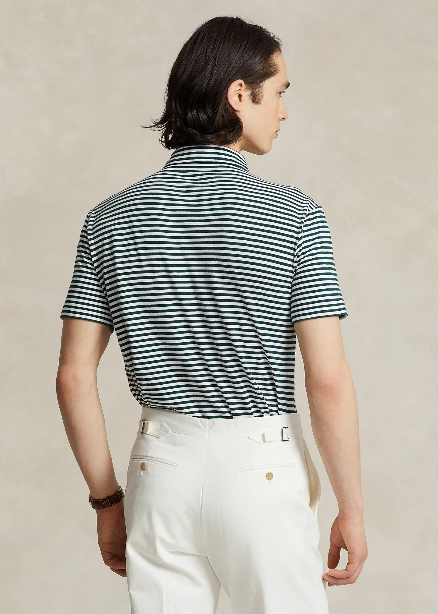 Classic Fit Polo Crest Lisle Polo Shirt
