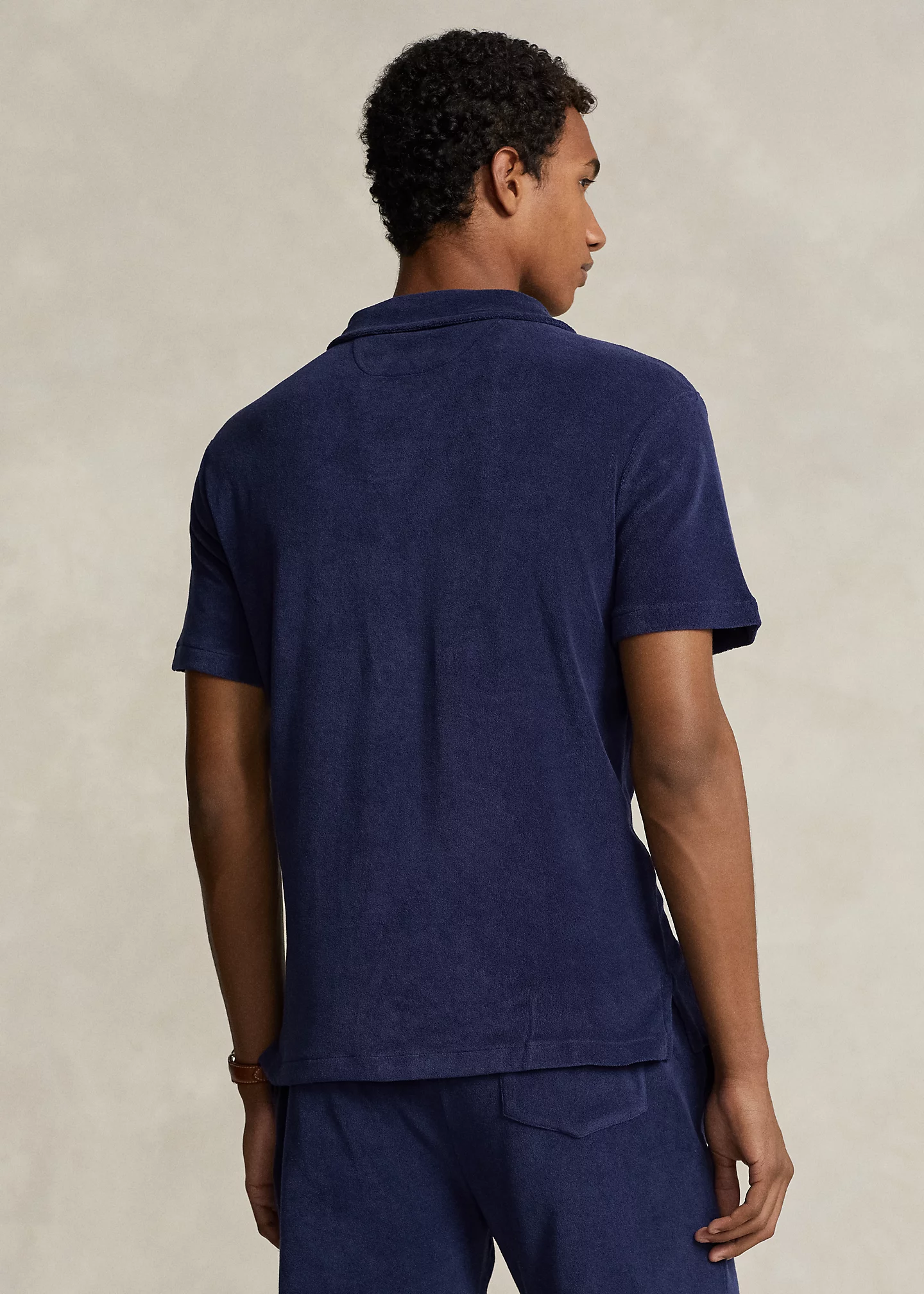 Custom Slim Fit Terry Polo Shirt