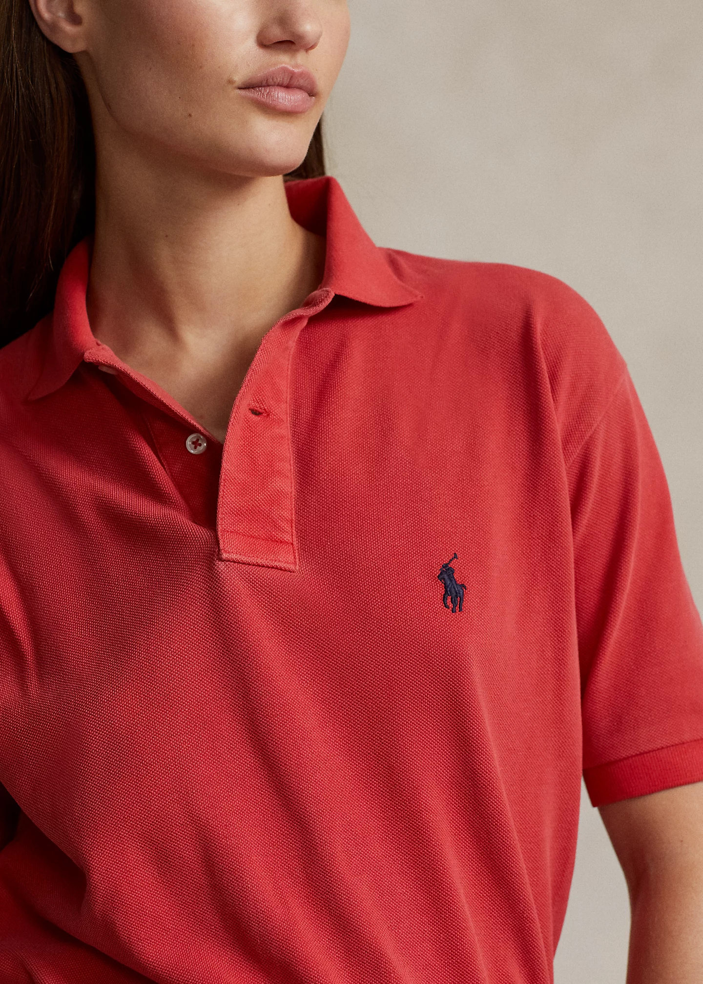 Original Fit Mesh Polo Shirt
