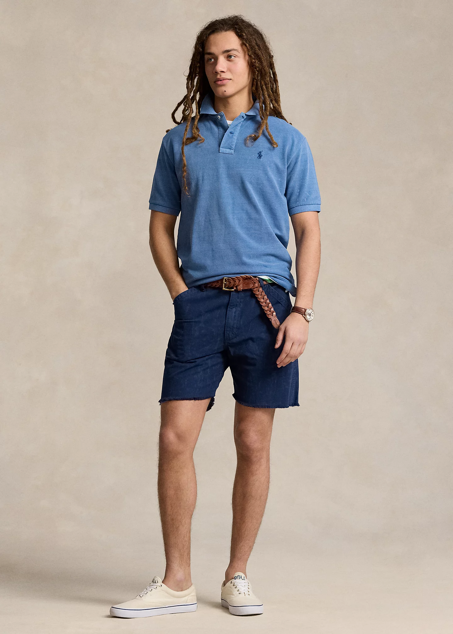 Original Fit Mesh Polo Shirt