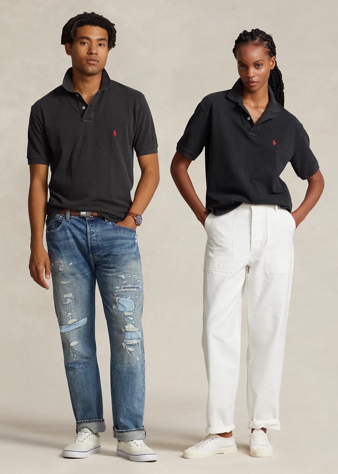 Original Fit Mesh Polo Shirt