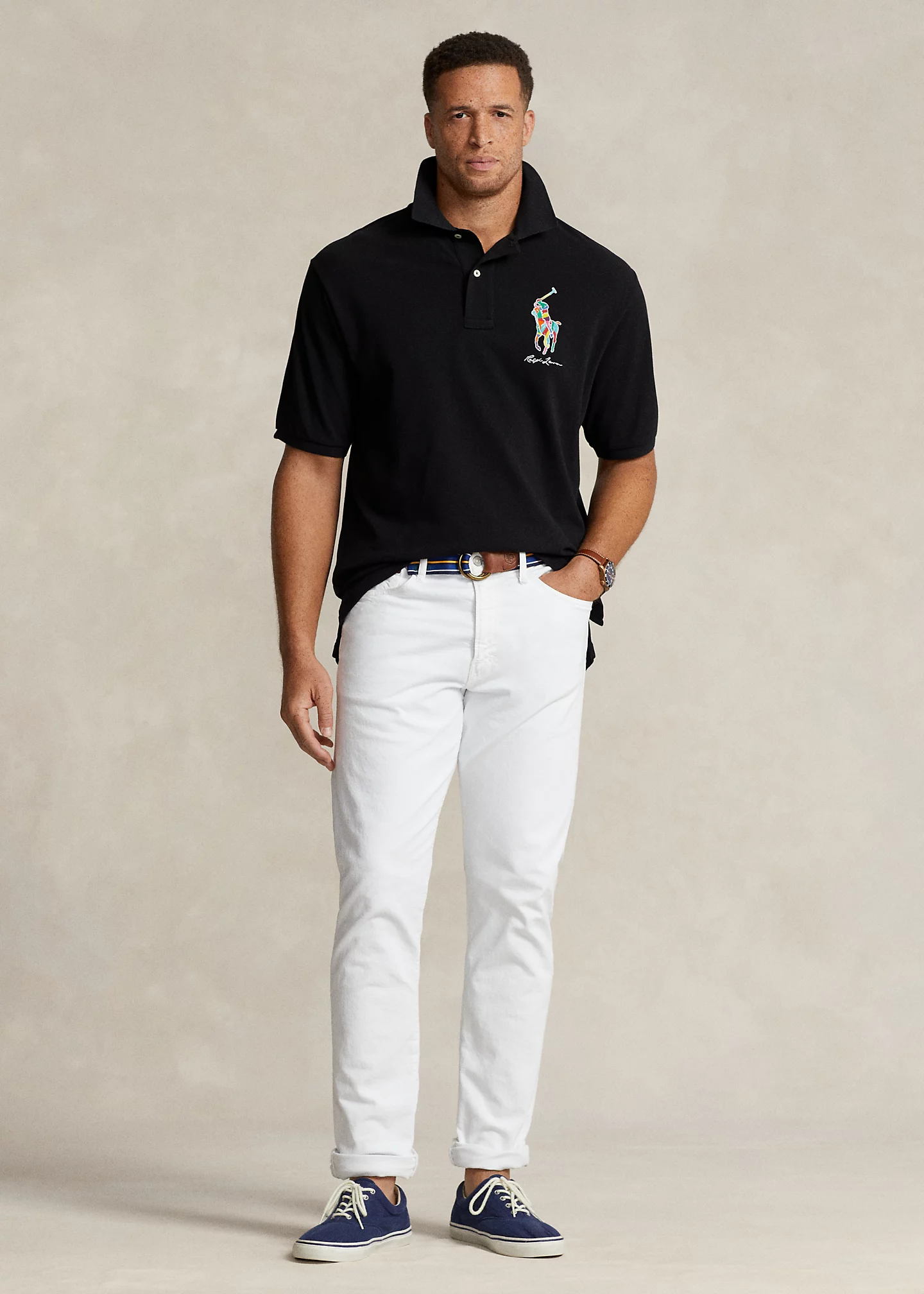 Big Pony Mesh Polo Shirt