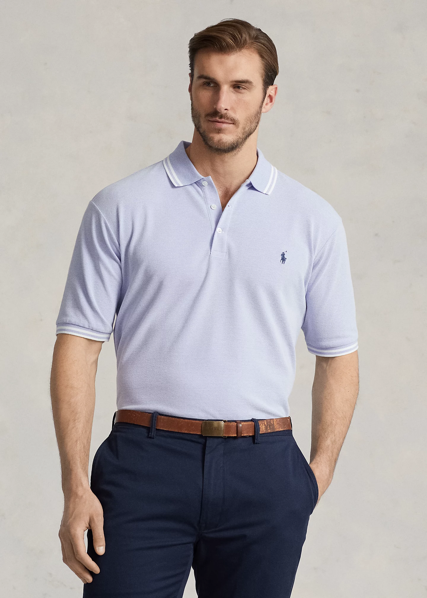 Stretch Mesh Polo Shirt