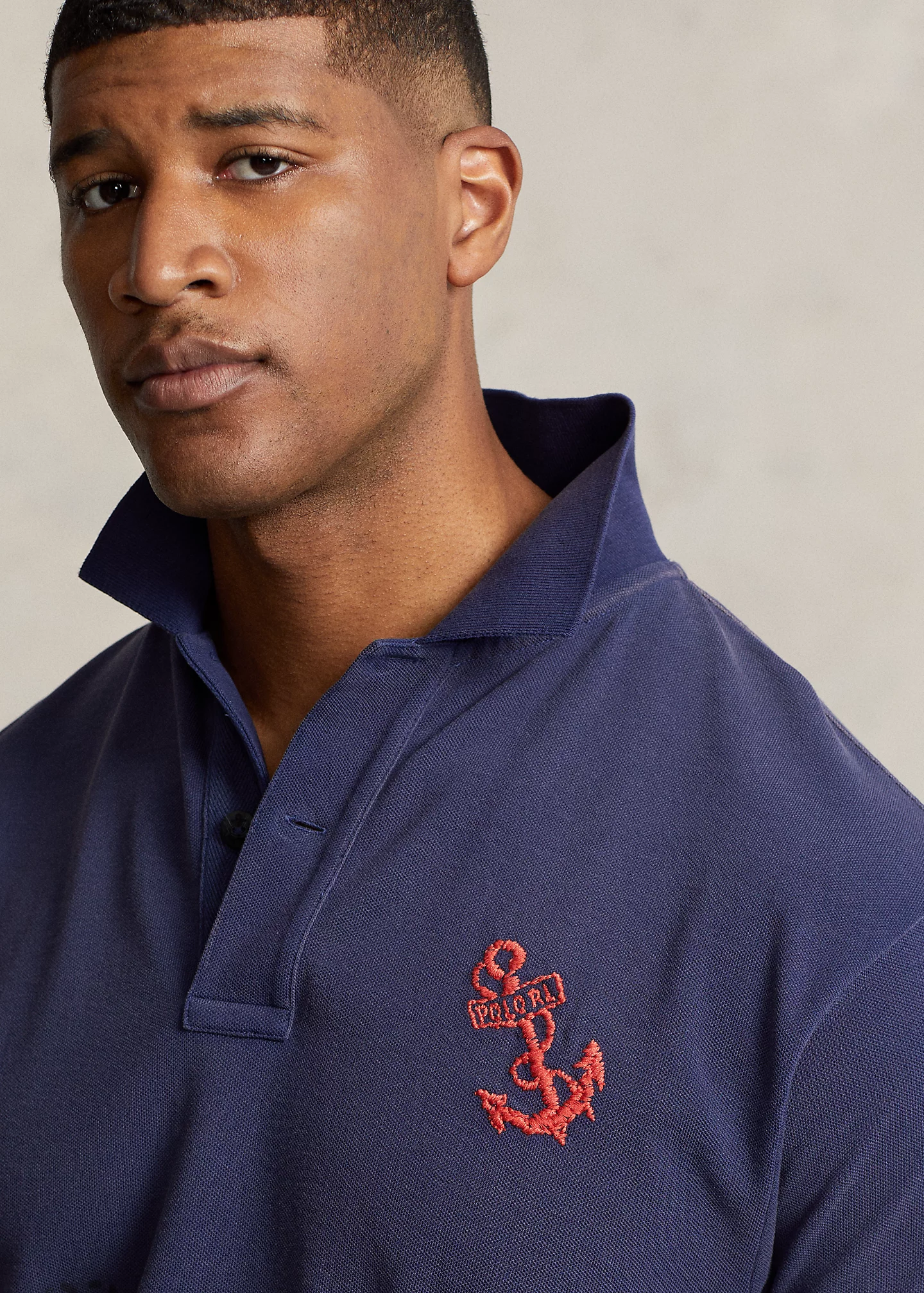 Mesh Graphic Polo Shirt