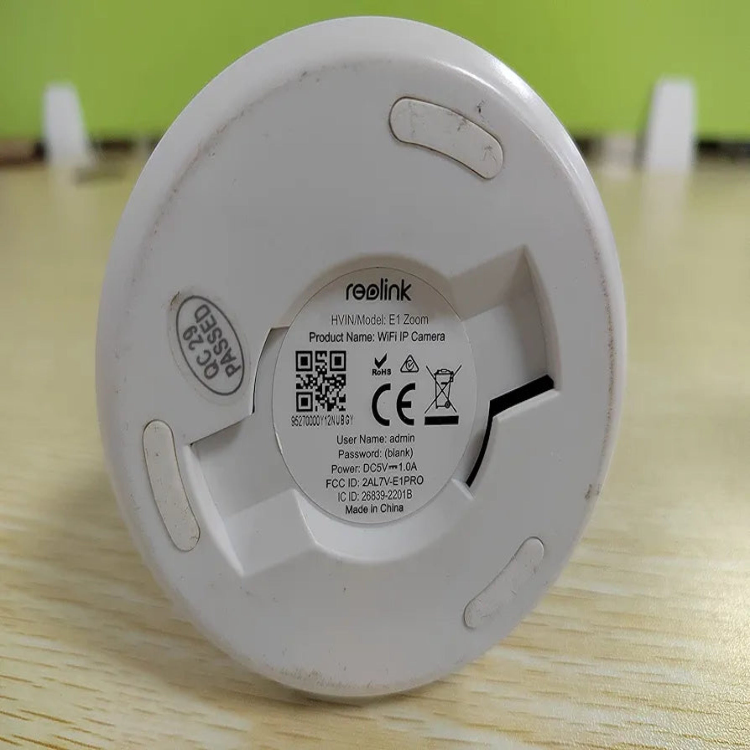 REOLINK E1  Indoor Security Camera, 2.4/5GHz Dual Band WiFi, 5MP Plug-in Pet Camera, 360 Degree Baby/Dog Monitor , Auto Tracking, Person/Pet Detection,5V/2A DC,WITHOUT BOX