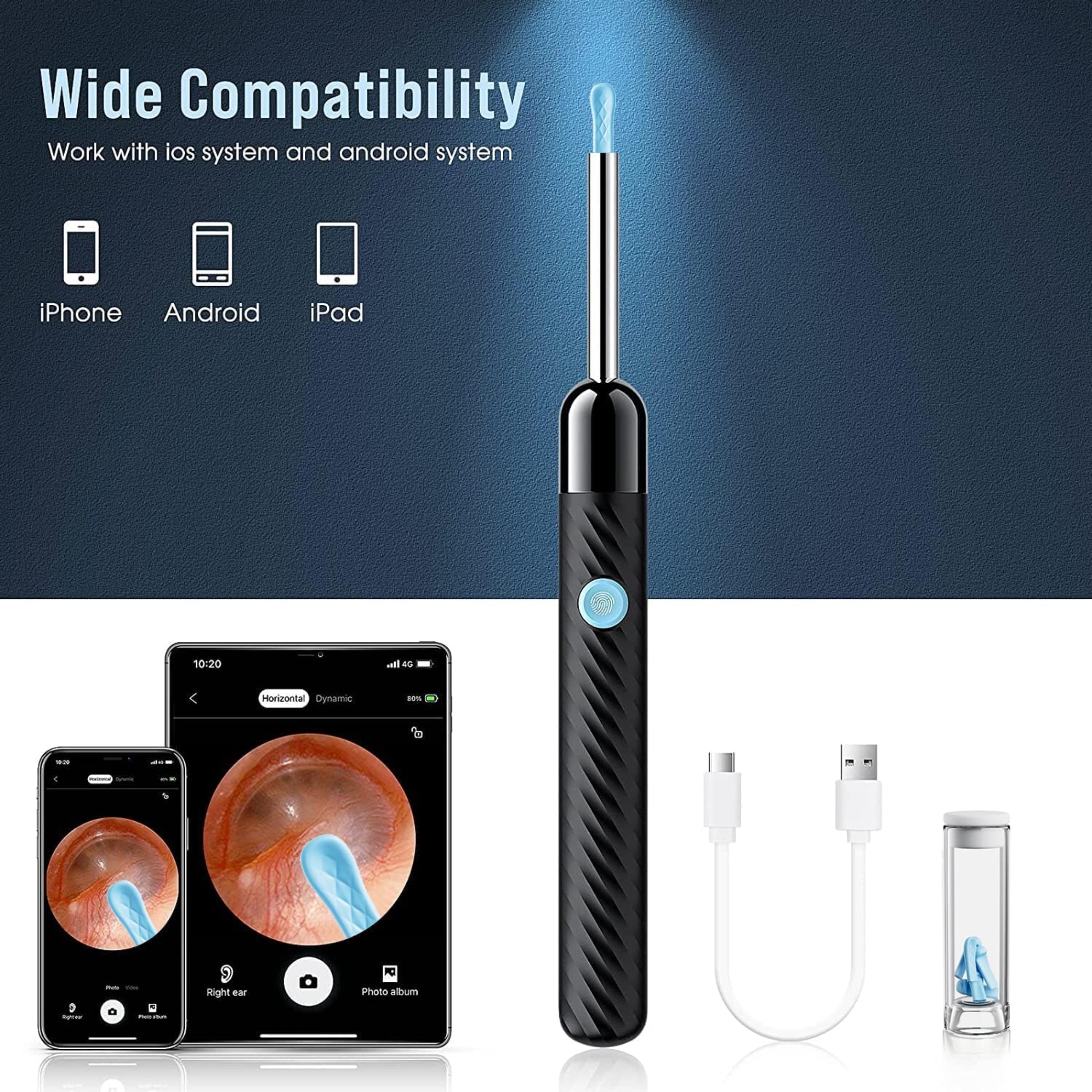 Ear Wax Removal - Earwax Remover Tool with 8 Pcs Ear Set