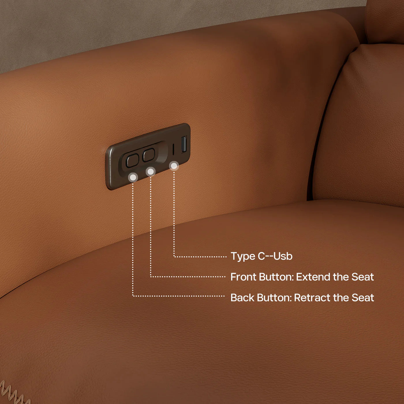 AeroStretch Power Zero Recliner Sofa