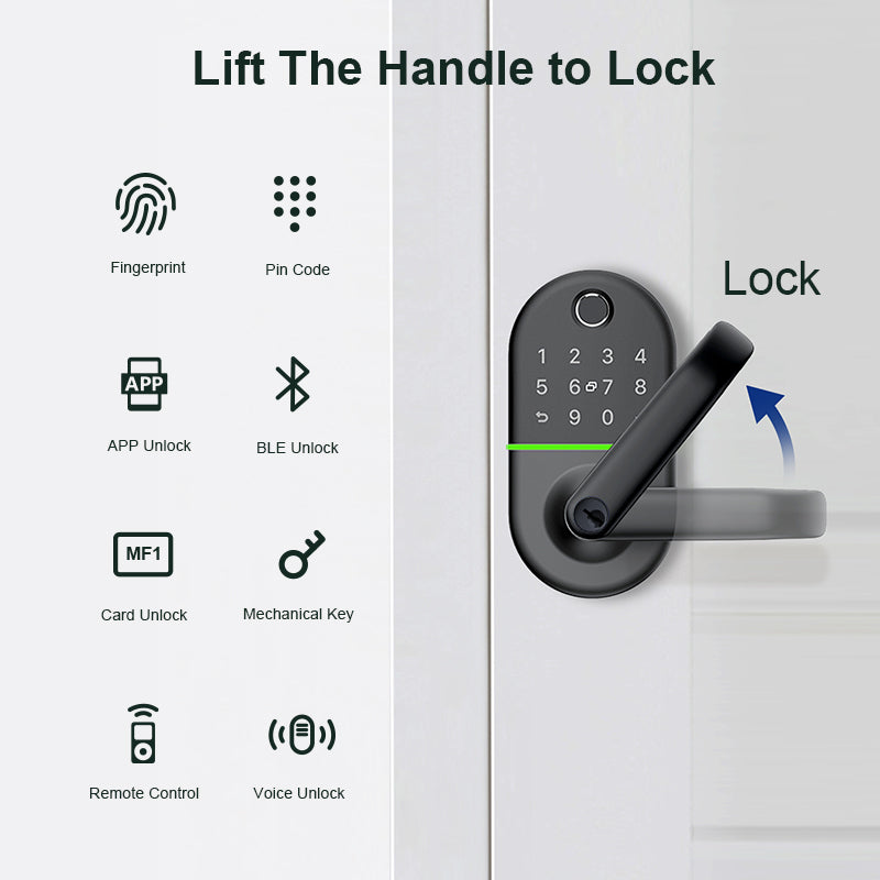 Keypad Smart Door Lock with Handle