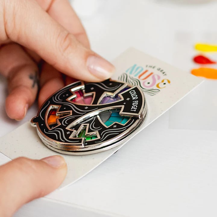 🔥LAST DAY 50% OFF🌈Color Fidget Enamel Pin