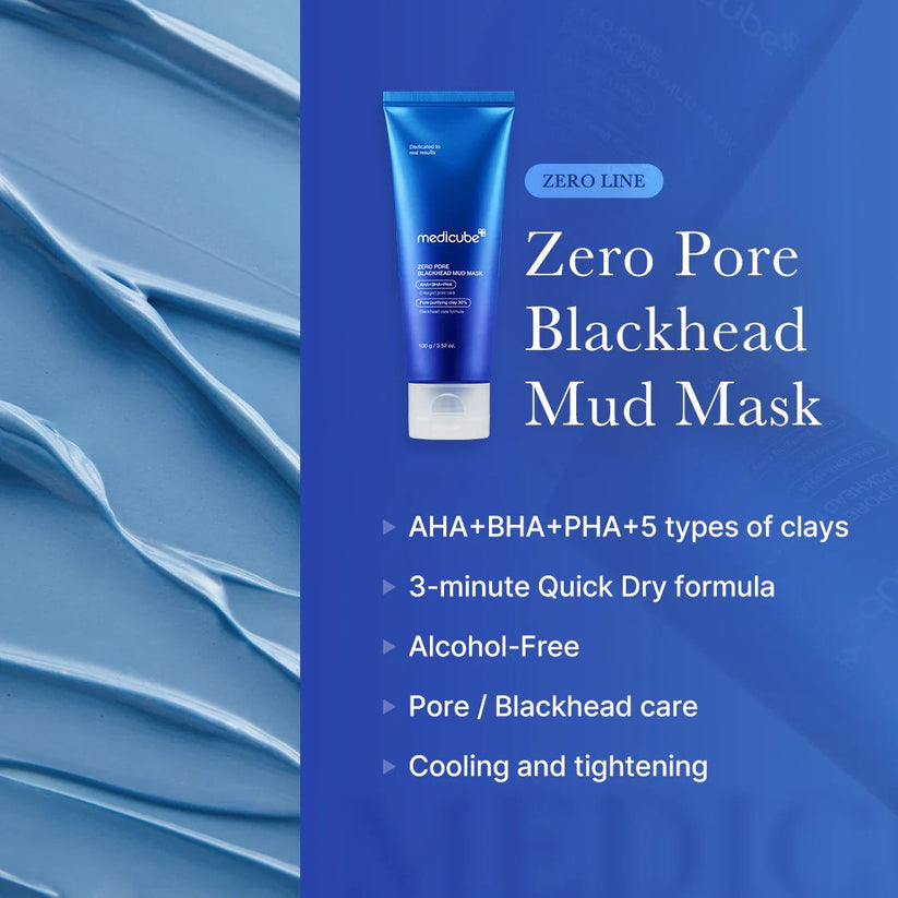 Zero Pore Blackhead Mud Mask & Zero Pore Blackhead Deep Cleansing Oil