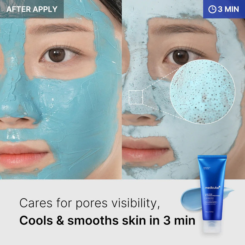 Zero Pore Blackhead Mud Mask & Zero Pore Blackhead Deep Cleansing Oil