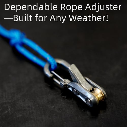 🎉No More Knots: The Ultimate Outdoor Rope Adjuster!