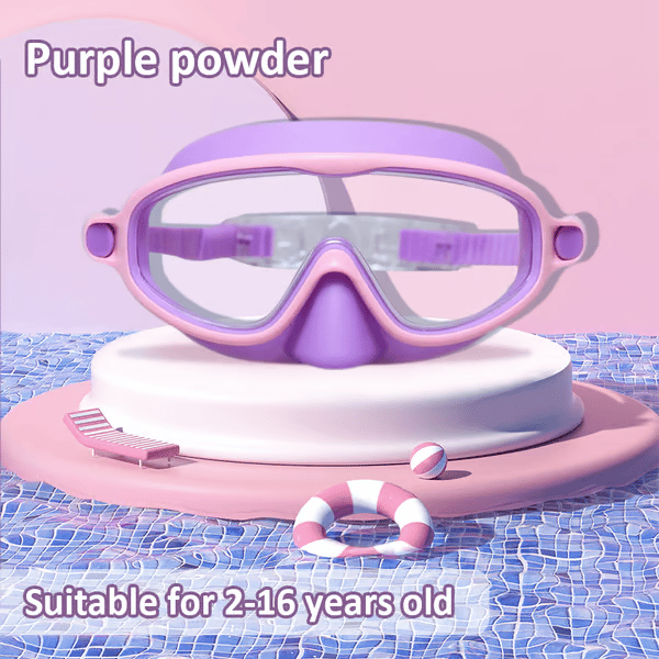 🏊‍♀️Last Day: Buy 1 Get 1 Free🏊‍♀️HD children's large frame waterproof and anti-fog swimming goggles