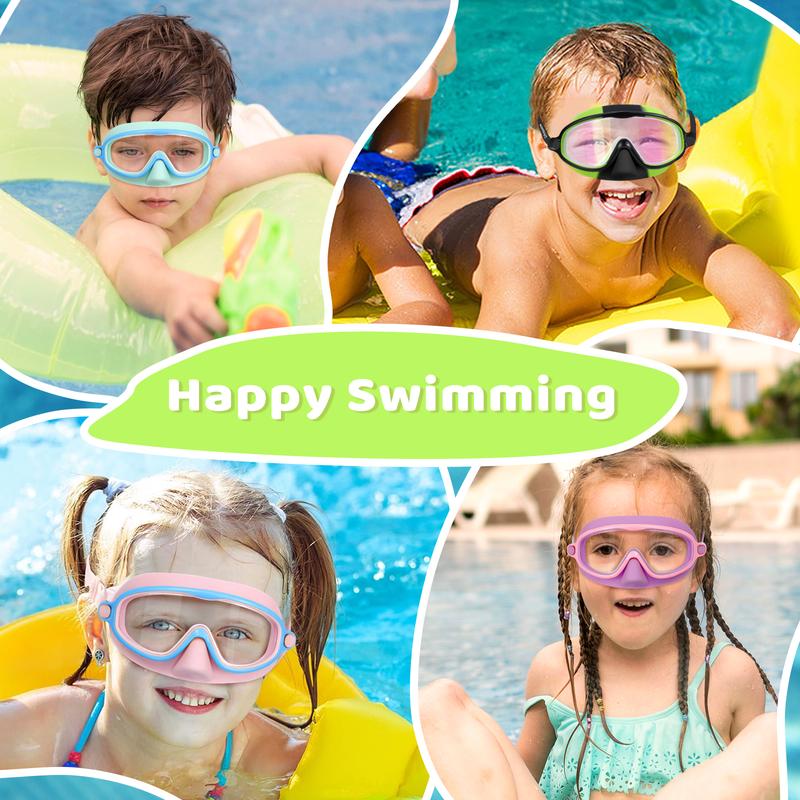 🏊‍♀️Last Day: Buy 1 Get 1 Free🏊‍♀️HD children's large frame waterproof and anti-fog swimming goggles