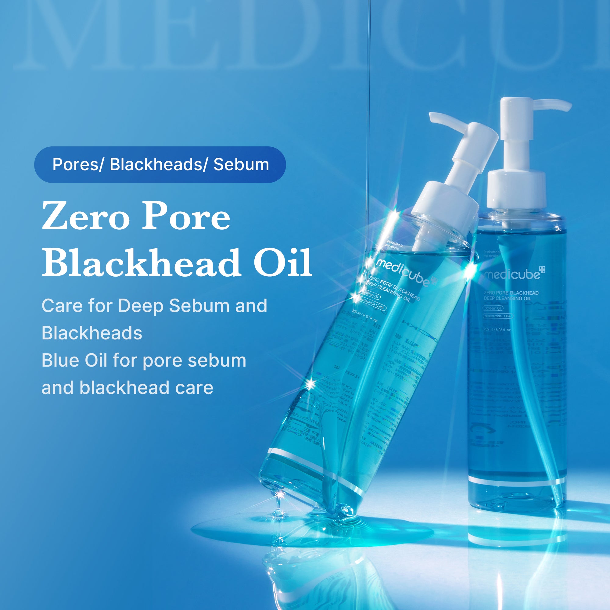 Zero Pore Blackhead Mud Mask & Zero Pore Blackhead Deep Cleansing Oil