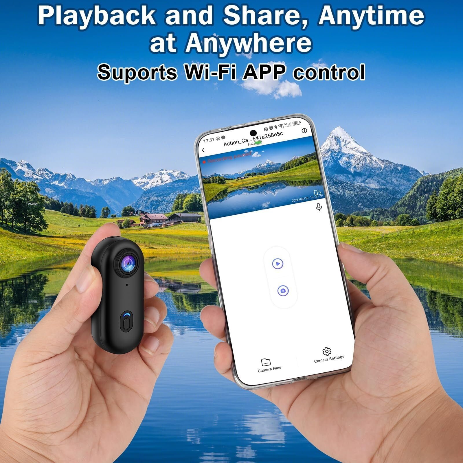 🎁Last Day 49% Off📷I3 4K Thumb Action Camera