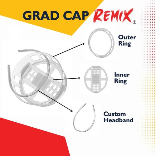 The Original Graduation Cap Headband Insert