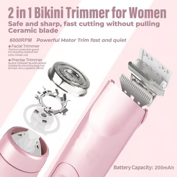 Hot Sale 49% OFF -🔥 Comfort 2 in 1 Electric Lady Shaver