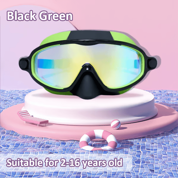 🏊‍♀️Last Day: Buy 1 Get 1 Free🏊‍♀️HD children's large frame waterproof and anti-fog swimming goggles