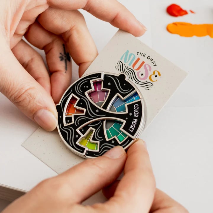 🔥LAST DAY 50% OFF🌈Color Fidget Enamel Pin