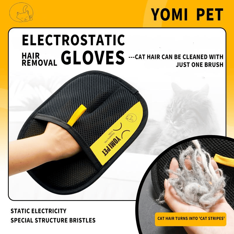 Pet hair remover Electrostatic gloves