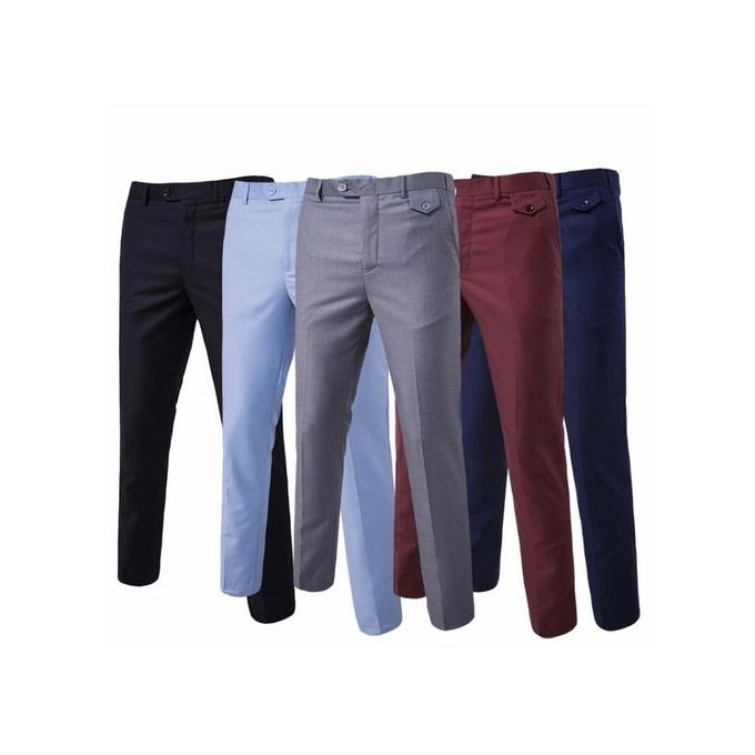 5-Piece Formal Trousers Set - Multicolour